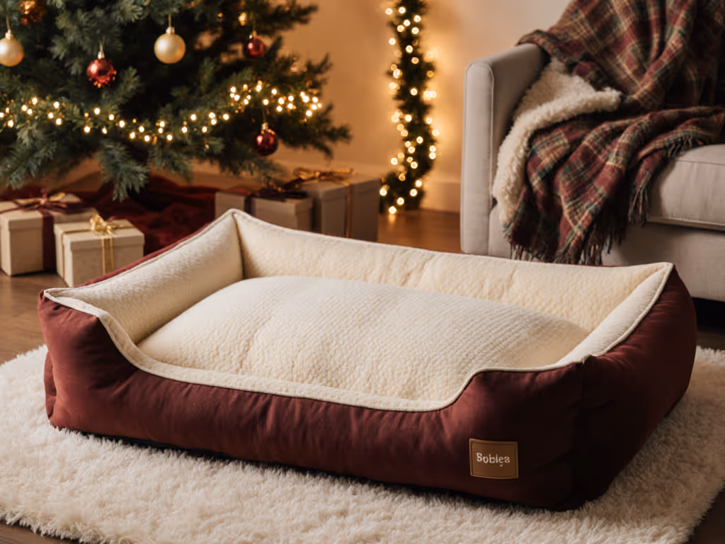 orthopedic-dog-bed-holiday-setting
